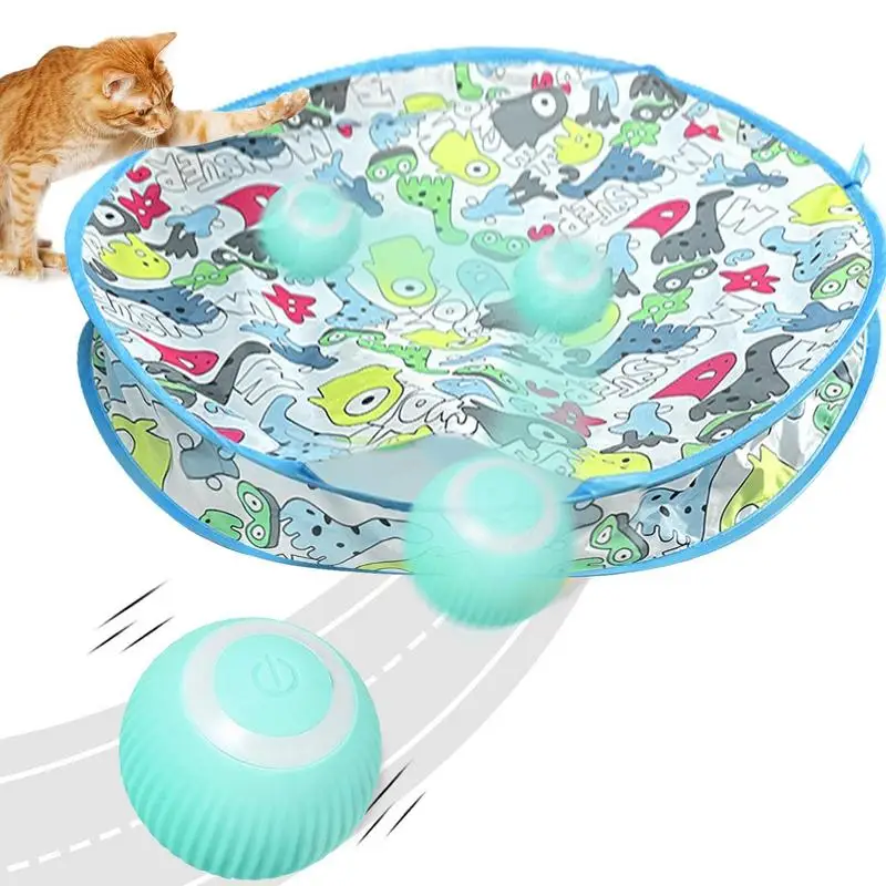 Hunting Cat Toy Electric Cat Hide And Seek Play Mat Toy Pet Supplies Motion Activated Interactive Cat Toy for Indoor Cats