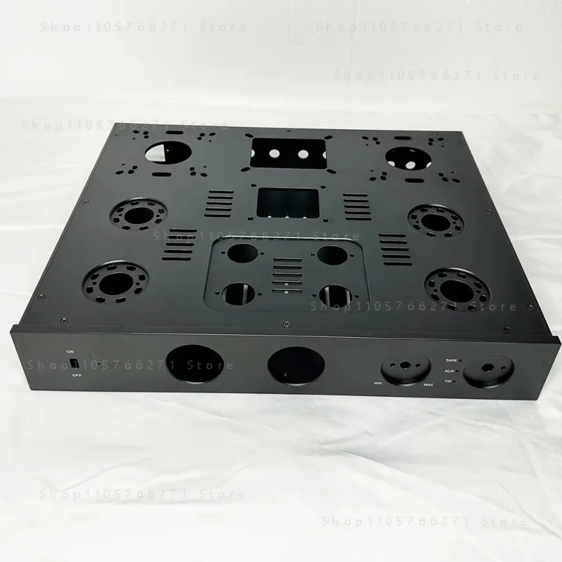 All-aluminum push-pull chassis - aluminum alloy power supply front box, audio DIY chassis