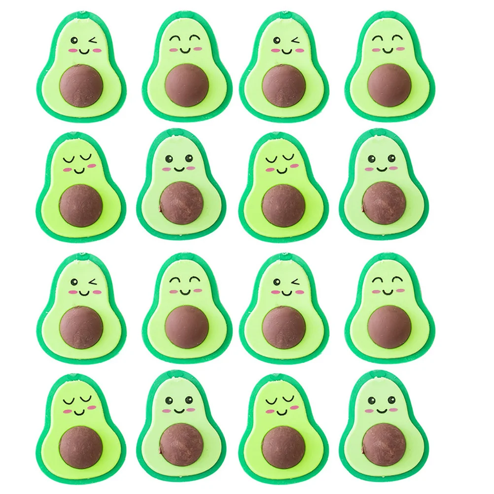 

36 Pcs Avocado Eraser Food Erasers for Kids Puzzles Toddlers Students Gifts Prizes Mini Fun Bulk Stationery Adorable Fruit Cool