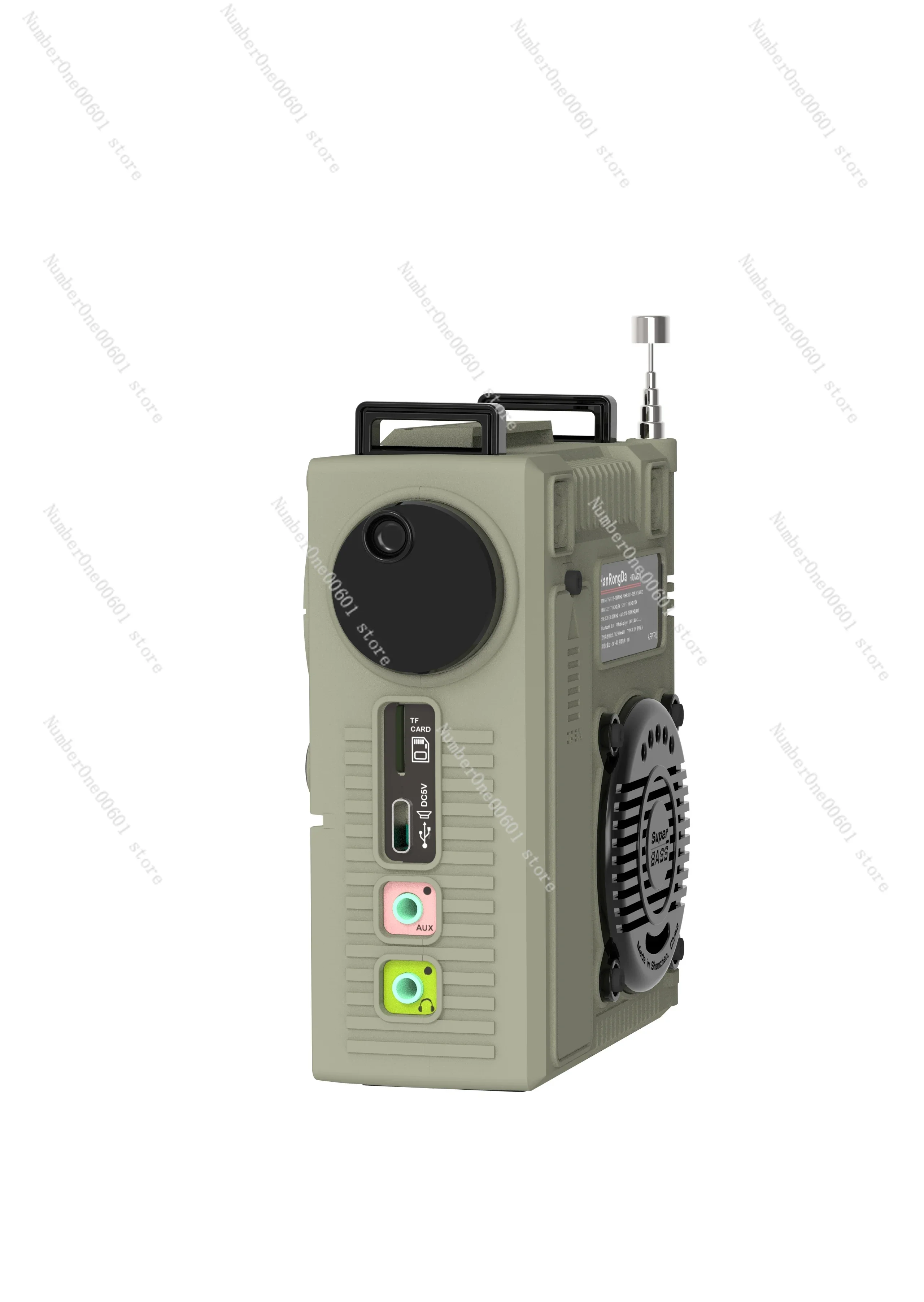 For HRD A320 FM MW SW VHF WB Multi-band Radio Bluetooth 5.0 Speaker Aviation Band Radio AIR Maritime Supports TF Card AUX