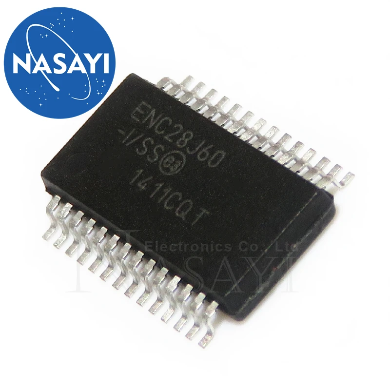 

5PCS Chip ENC28J60 ENC28J60-I/SS SSOP-28