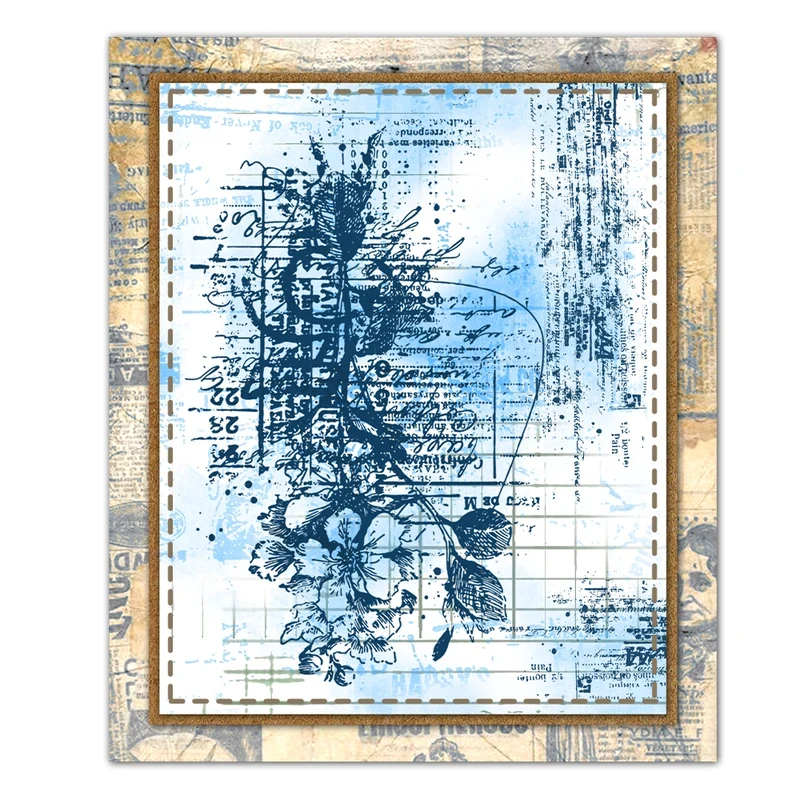 Summer Autumn Floral Clear Stamp Vintage DIY Scrapbooking Supplies Silicone Stamps For Card Making