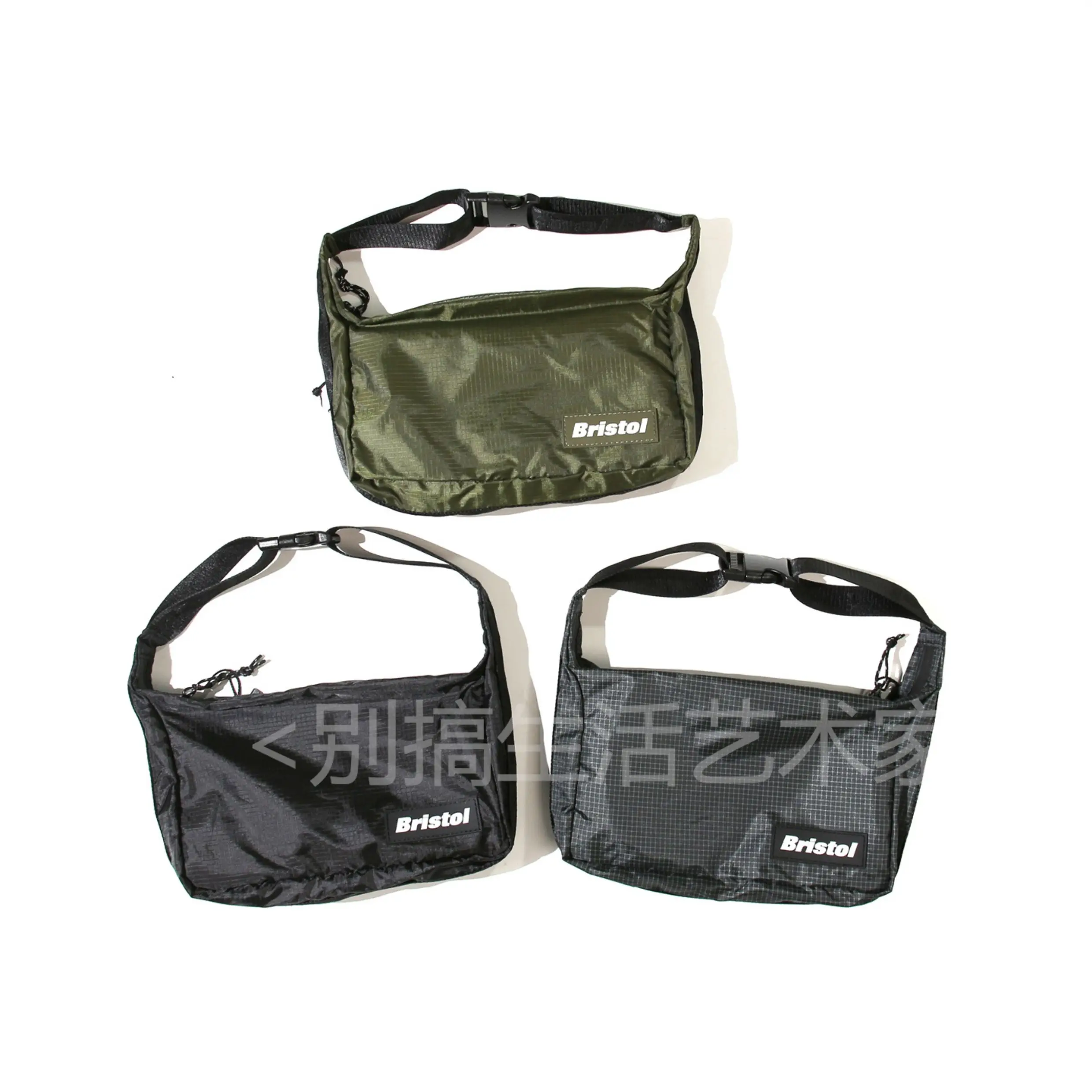 

FCRB! Nylon outdoor sports lightweight function wind messenger bag handbag