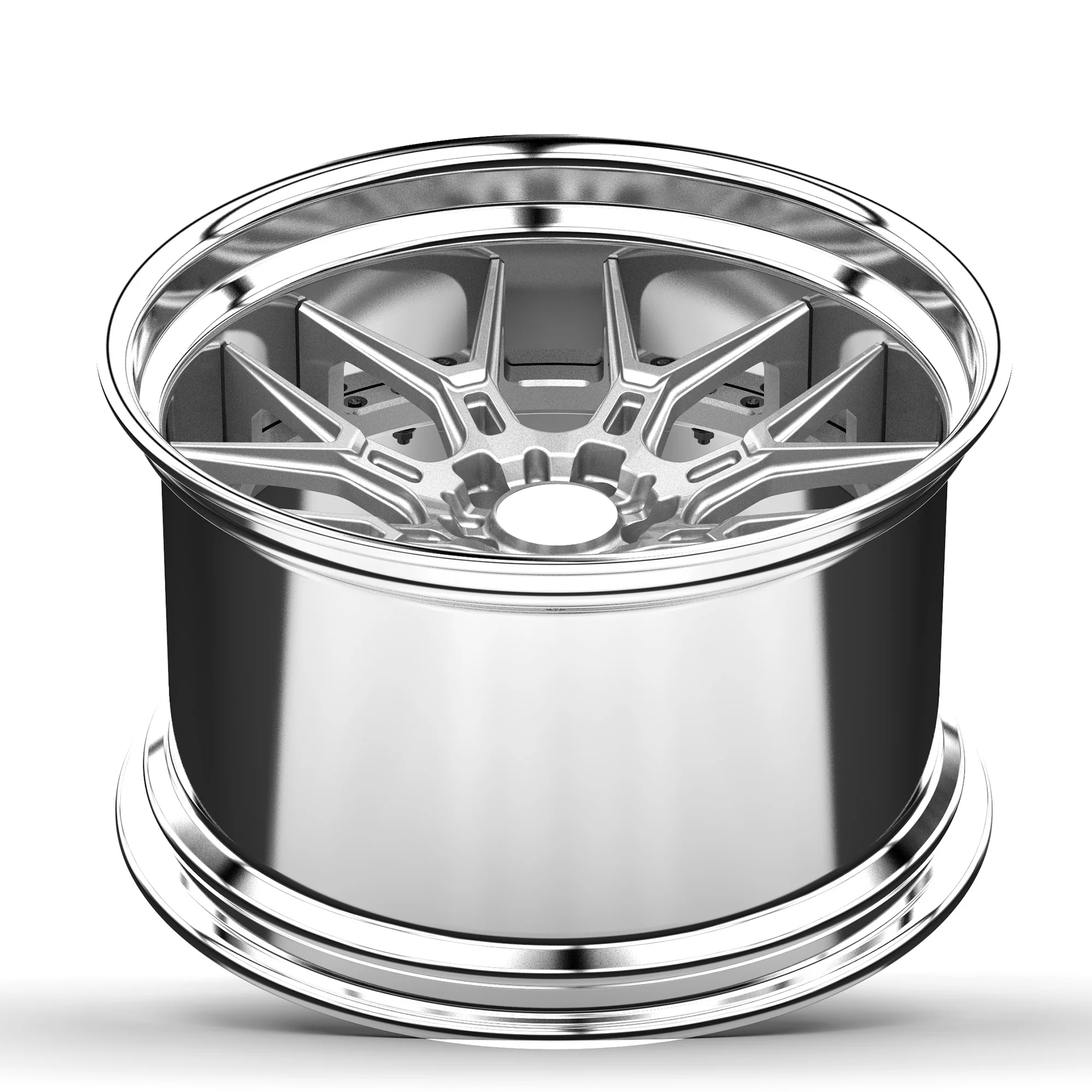 커스텀 18x8.5 5x114.3 5x108 5x112 5x120 알로이 림 경량 2피스 단조 휠 18-24인치 사이즈 CLA45 CLS260 EQS 53 G63
