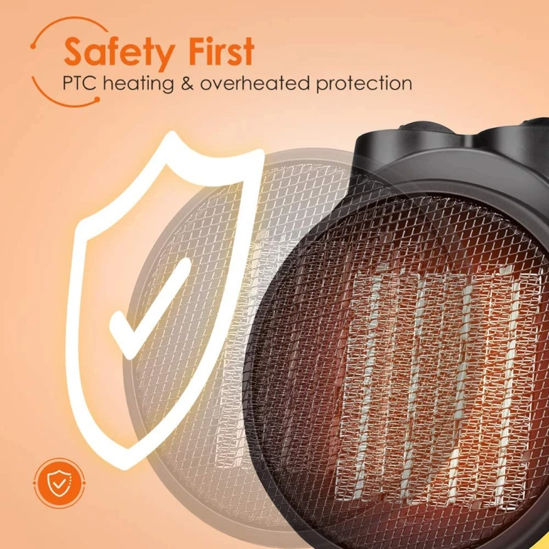 سخان مساحة محمول للمكتب المنزلي، جهاز تدفئة لغرفة النوم والمكتب والداخل