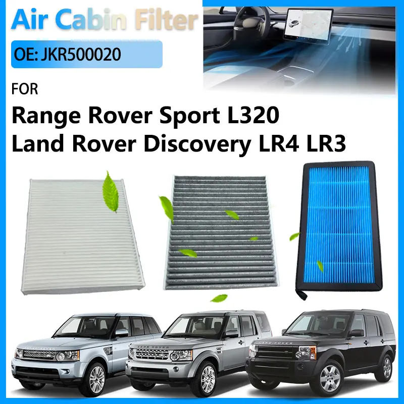 

HEPA Air Conditioning Cabin Filter For Range Rover Sport L320 Land Rover Discovery LR4 LR3 L319 Accessories LR023977 JKR500020