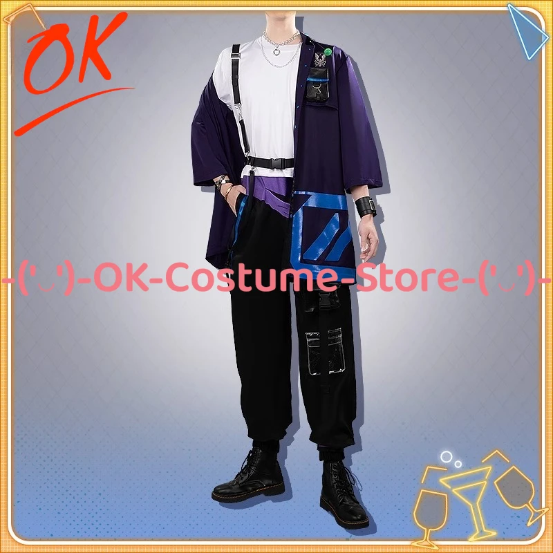 

[Customized Size] Virtual YouTuber Ness Cosplay Costume Anime Game Character New Outfit Halloween Carnival Party Uniform Suit