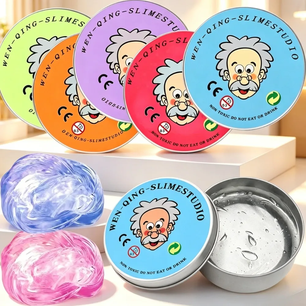/@ Reusable Putty Liquid Crystal Bouncy Slime Toy Set Kid Safe Mud Stress Relief Color Clay Shape Handmade DIY Handgum Playdough
