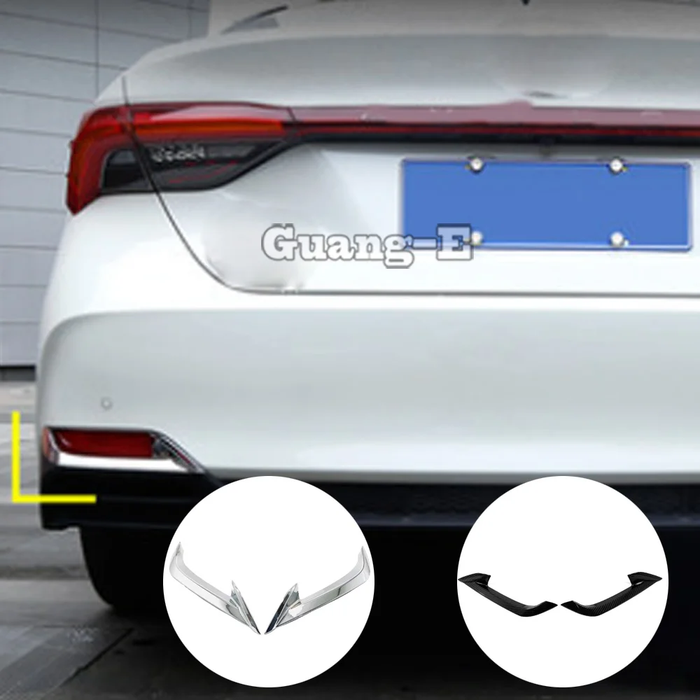 

For Toyota Avalon XX50 2018 2019 2020 2021 2022 Car Styling Cover ABS Chrome Rear Tail Fog Light Trim Frame Lamp Stick Hood Part