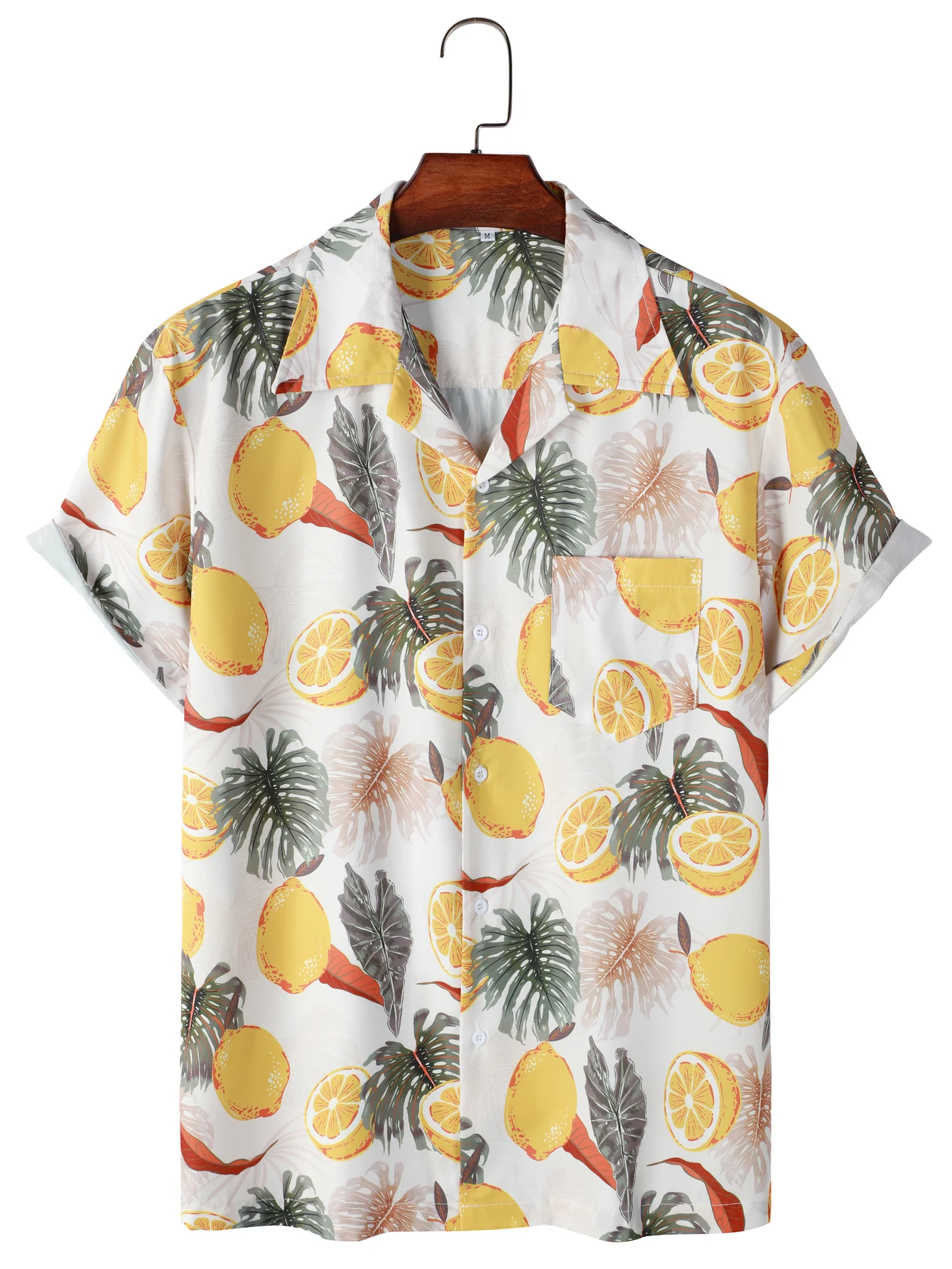 Men\'s Hawaiian Casual Short Sleeve Shirt Summer Print Shirts for Men Camisas Streetwear Oversize Men Clothing