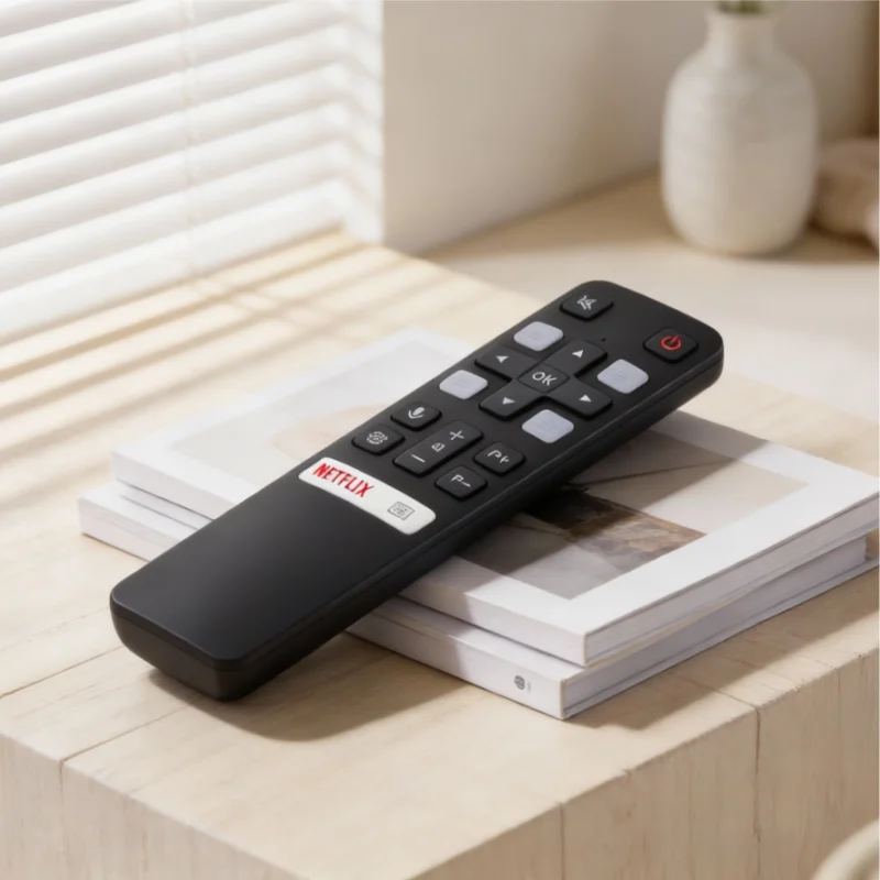 RC802V Voice Controlled Remote Compatible with TCL 4K Smart TV - Replacement for FUR7 FVR7 FUR6 FVR5 FUR5 User-friendly Design