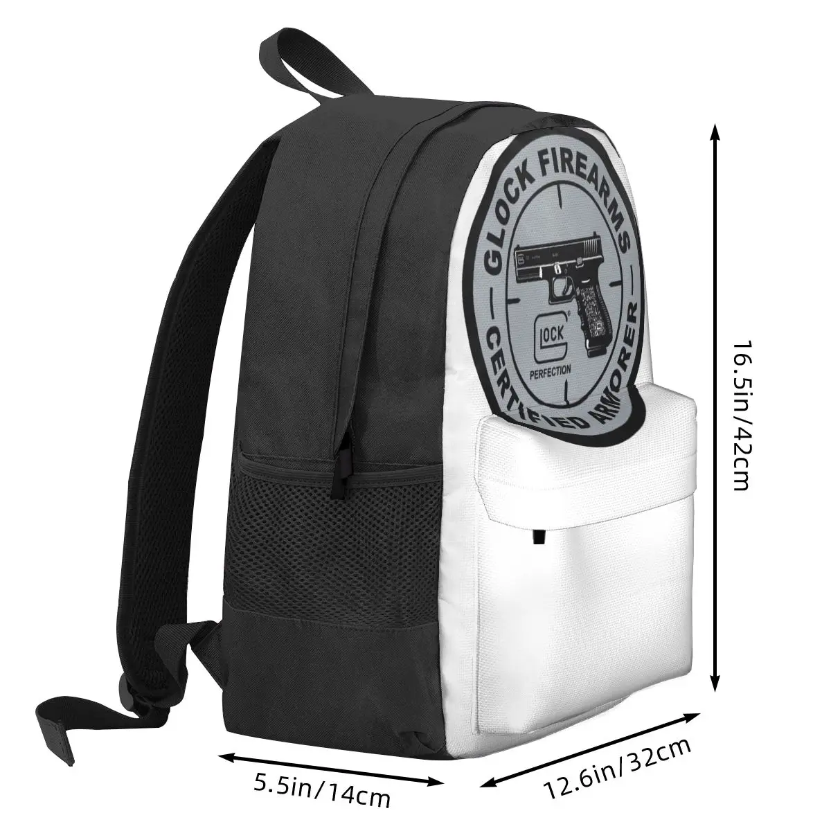 Glock USA Handgun Backpacks for Boys, Girls Bookbag, Students School Bags, Cartoon for Kids, Laptop Rucksack, Initiated Bag