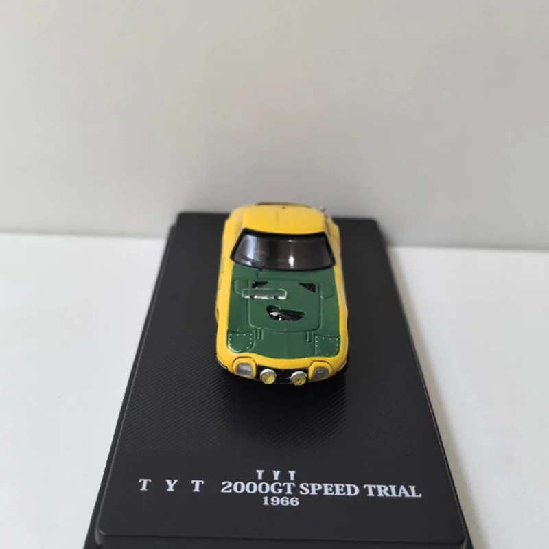DEA 1/64 Skala TYT 2000GT 1966 Model Samochodu ze Stopu Symulacja Statyczna Kolekcja Dekoracja Prezent Świąteczny Zabawki Pamiątka