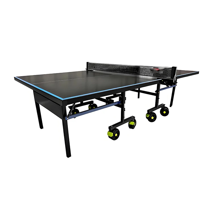 Table Tennis Table with Waterproof Net Set, All Weather Aluminum Composite Outdoor Ping Pong Table, Indoor & Outdoor Compatible