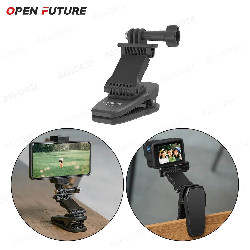 Магнитное крепление Sunnylife для DJI Osmo 360 Insta360 X5 X4 Ace Pro 2 GoPro 13 12, регулируемый складной быстросъемный зажим для рюкзака Магнитное крепление Sunnylife для DJI Osmo 360 Insta360 X5 X4 Ace Pro 2 GoPro 13 12, регулируемый складной быстросъемный зажим для рюкзака
