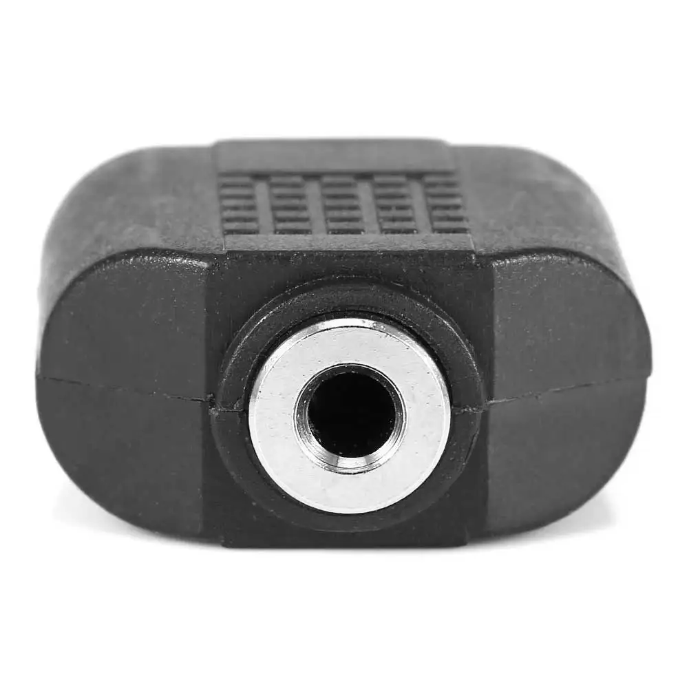 3.5mm Female To 2 RCA-Male Splitter Audios Videos Adapter Converter For TV Amplifier