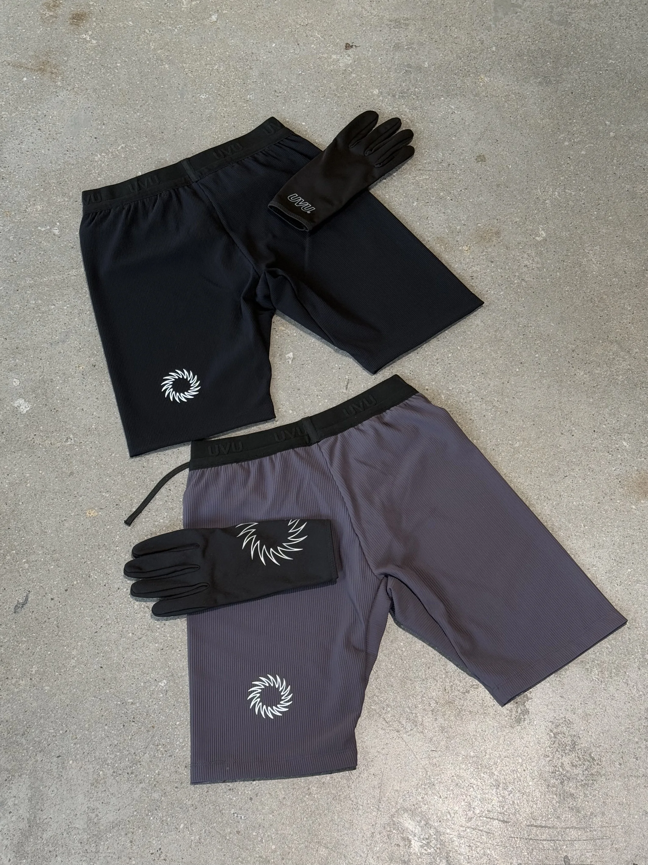 Uvu running fitness high elastic compression leggings quick drying breathable training sports shorts
