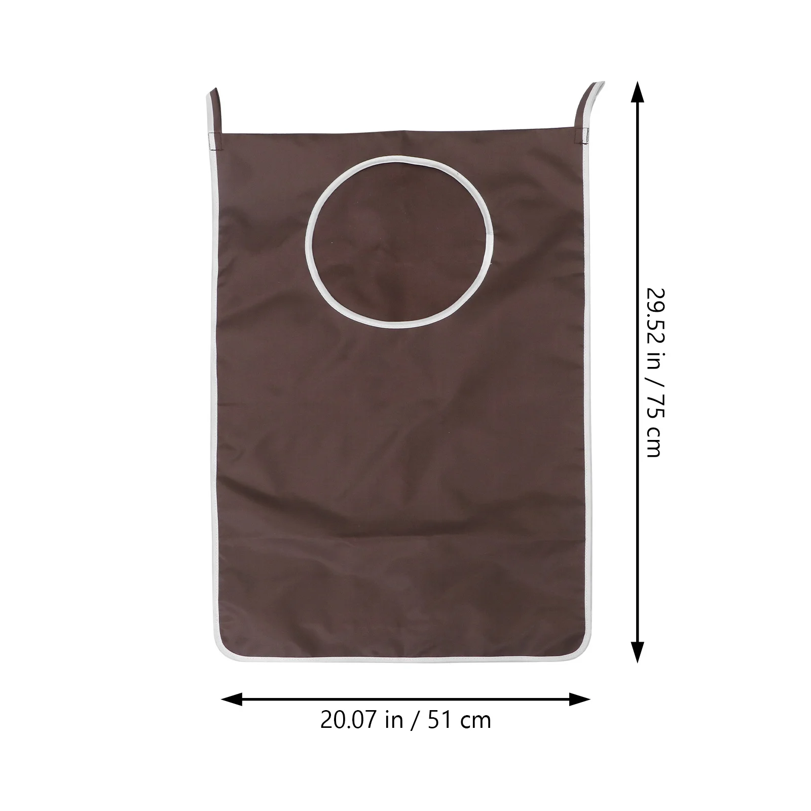 

75cm 54cm Oxford Fabric Hanging Organizer Laundry Hamper for Closet Bedroom Bathroom Space Saving Storage