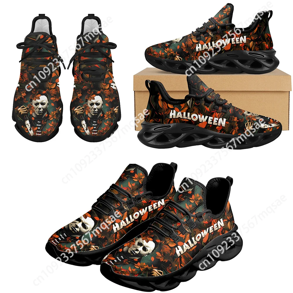 

Custom Halloween Shoes Horror Movie Character Michael Myers Print Unisex Walking Sneakers Casual Running Shoes Zapatillas