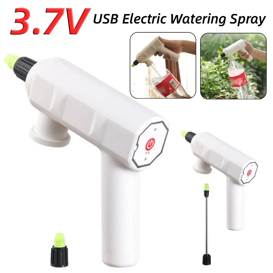 

Электрический распылитель 3.7В USB, ручной, для полива, бытовой, для садоводства, для бутылок диаметром 28 мм