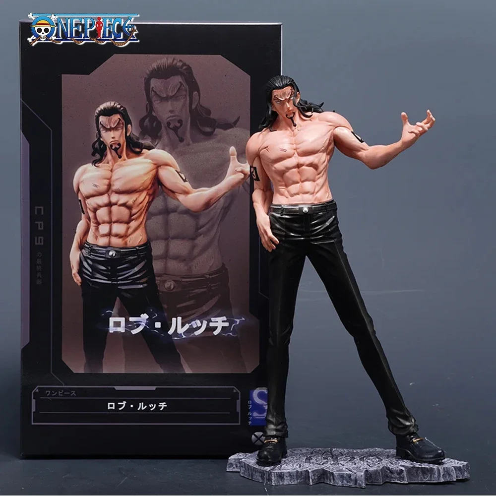 25ซม./9.8นิ้วOne PieceอะนิเมะRob Lucci Action Figureตุ๊กตาคอลเลกชันเครื่องประดับตกแต่งของเล่นของขวัญ