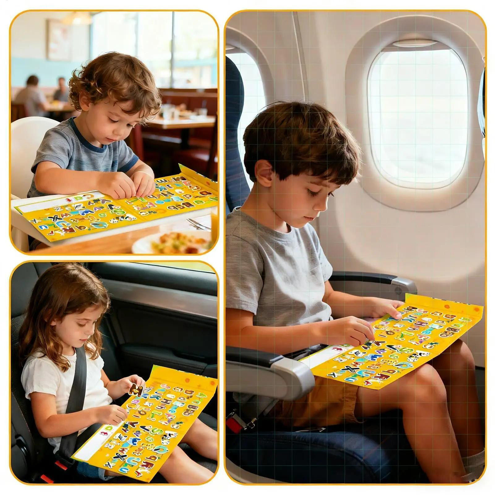 Letras del alfabeto magnético, juegos educativos de animales, imanes del alfabeto para nevera para niños de 3 años, niños y niñas, aula escolar en casa