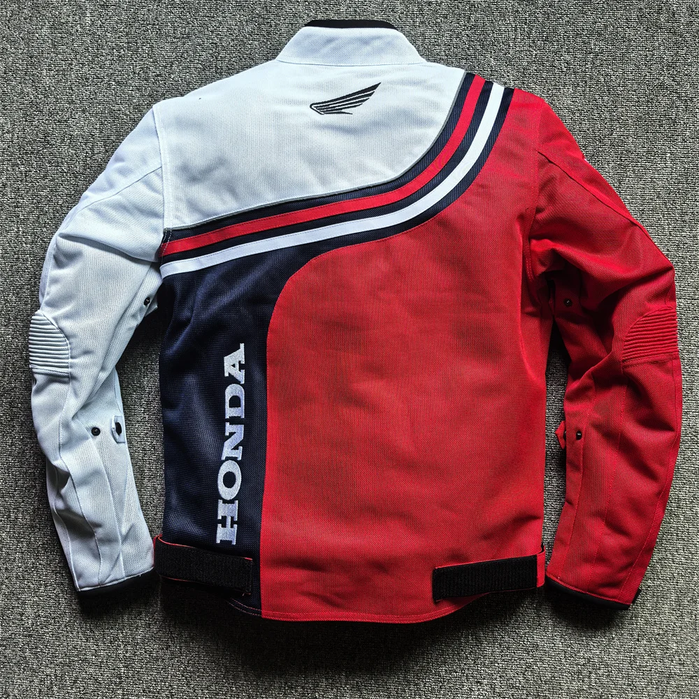 سترة دراجة نارية شبكية قابلة للتنفس، بدلة ركوب الدراجات النارية في الشوارع، معدات حماية CE، مضادة للسقوط ومقاومة للاهتراء