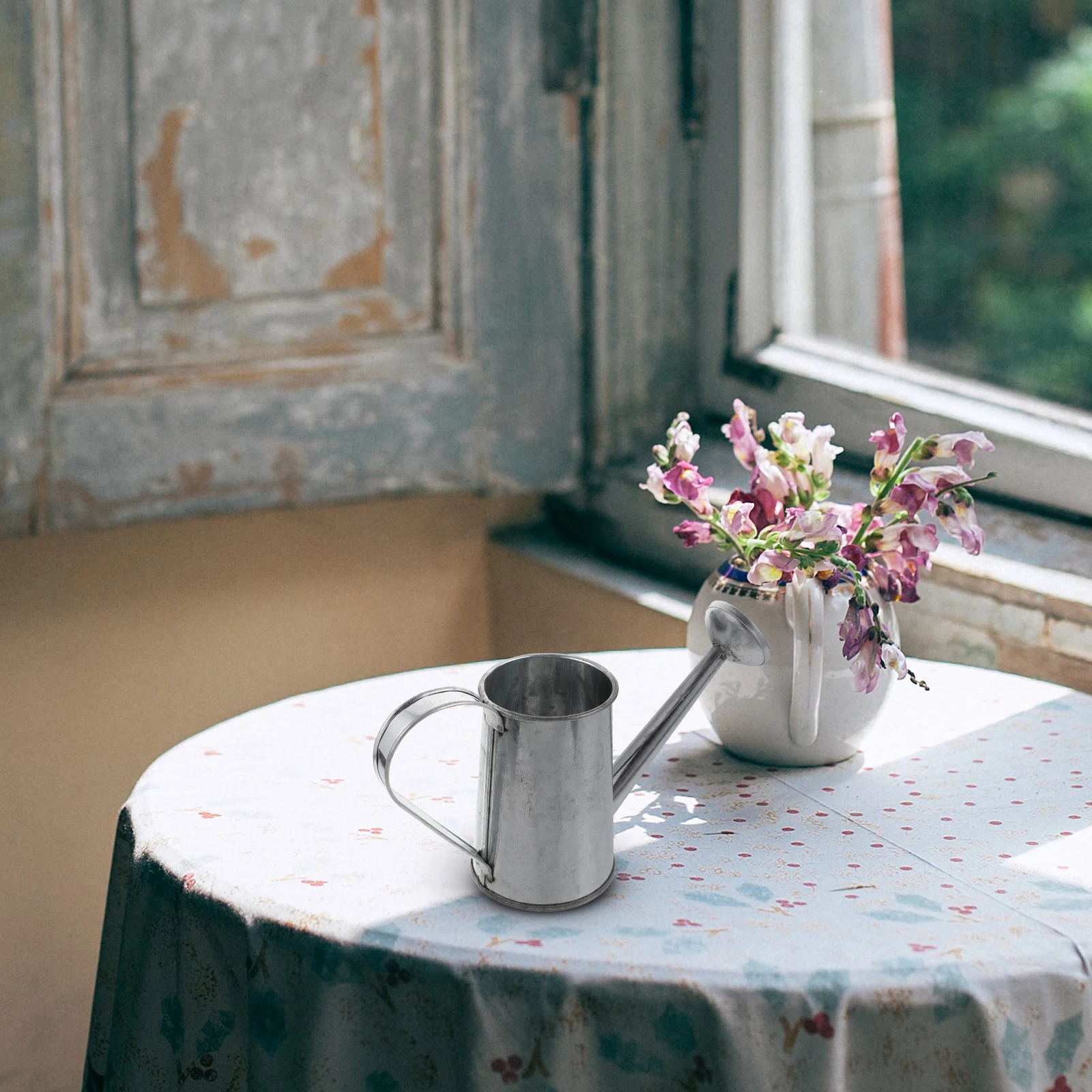 

2pcs Mini Watering Can Iron Sheet Garden Tool For Indoor Outdoor Plants Flower Succulent Long Spout Sprinkler Pot