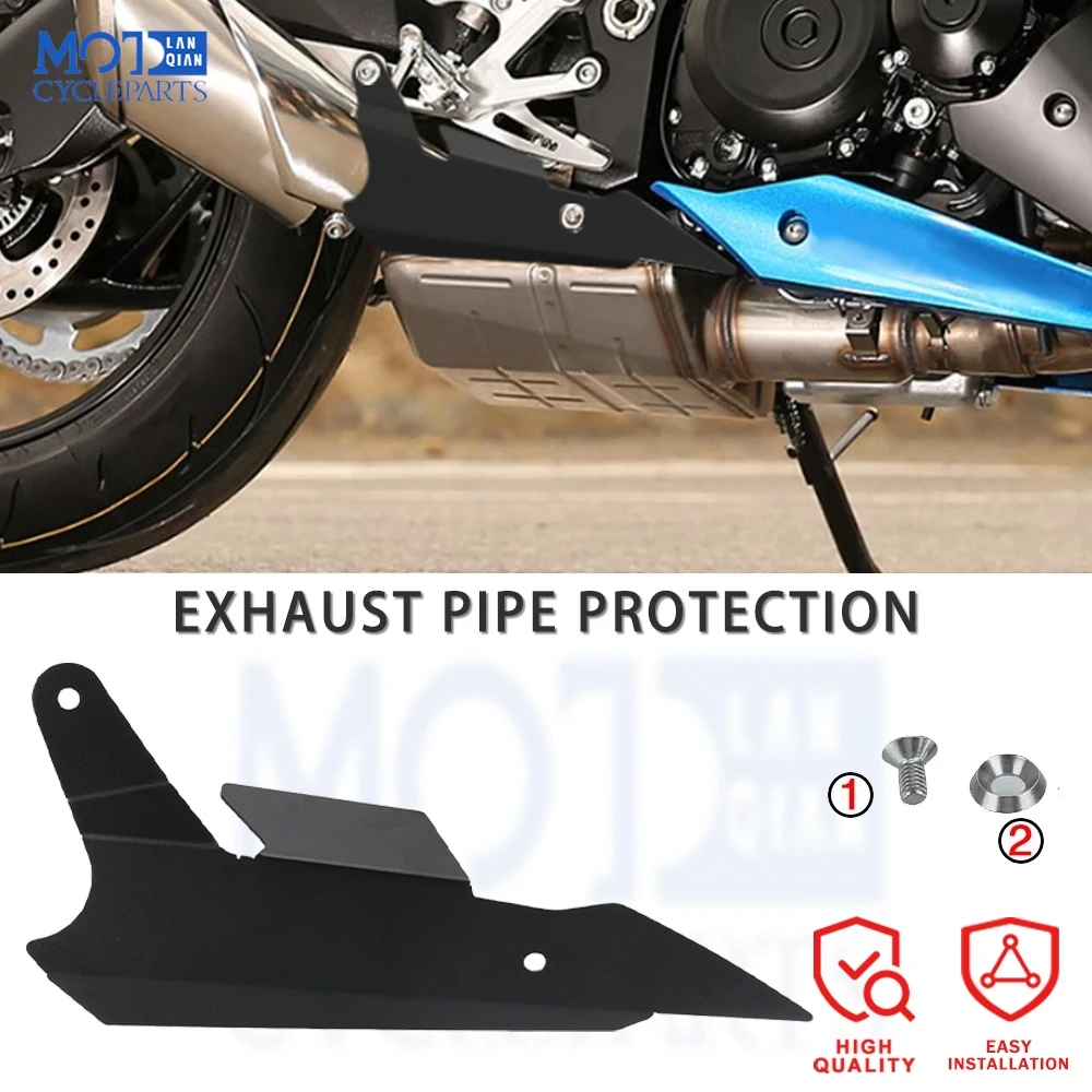 

For Suzuki GSX-S S1000 S1000F GSX S1000GT GSXS 1000 GT GSXS1000GT KATANA Exhaust Pipe Heat Shield Cover Muffler Protection Guard