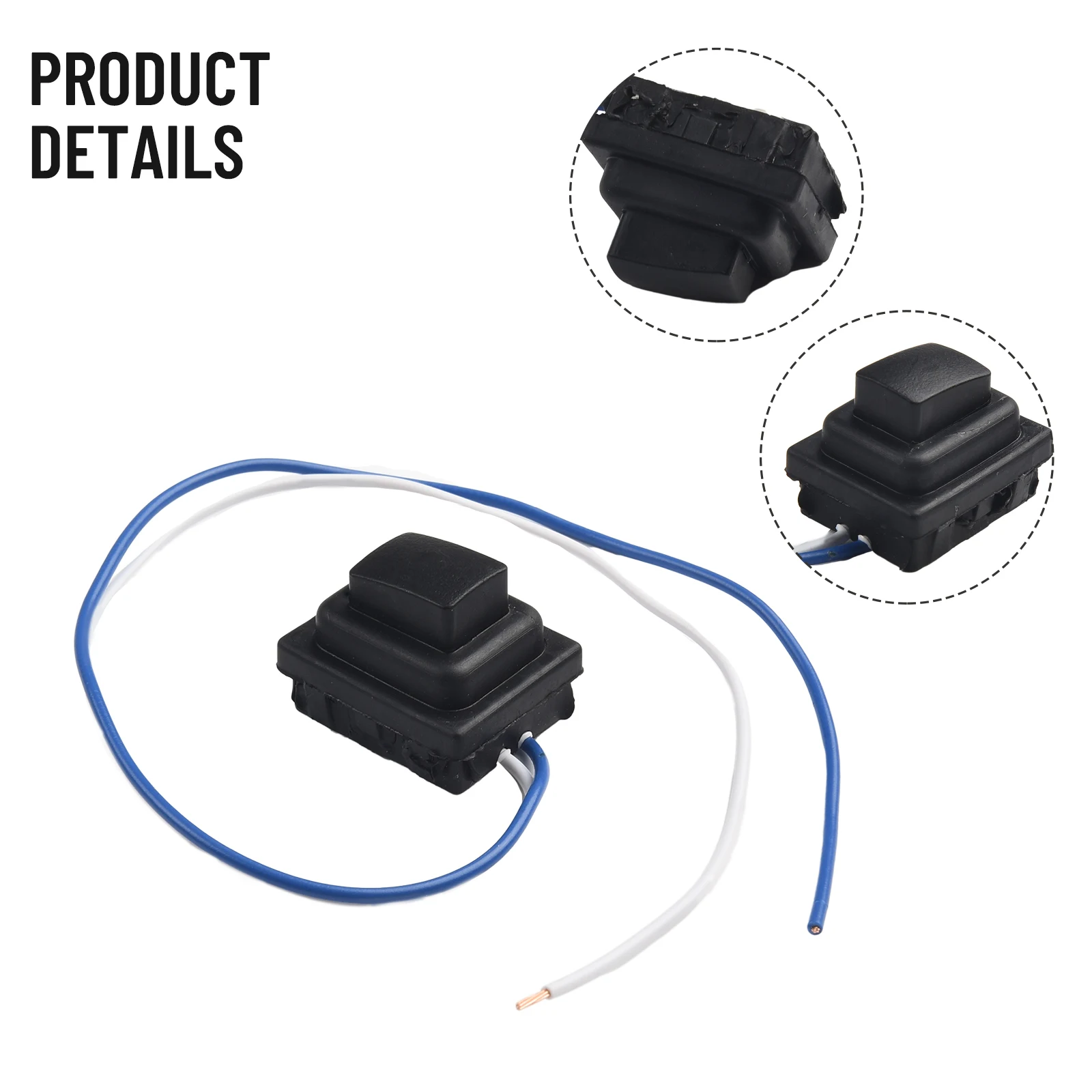 Exterior Front Door Handle Button Switches for Hyundai For Tucson 2016-2020 Set of Two Designed to Match Factory Dimensions