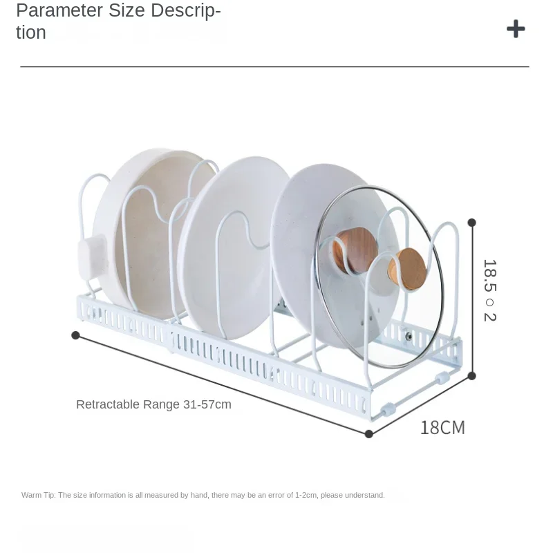 Multi Story Kitchen Utensil Storage Rack with Adjustable and Retractable Shelves Kitchen Storage Rack Cutting Board