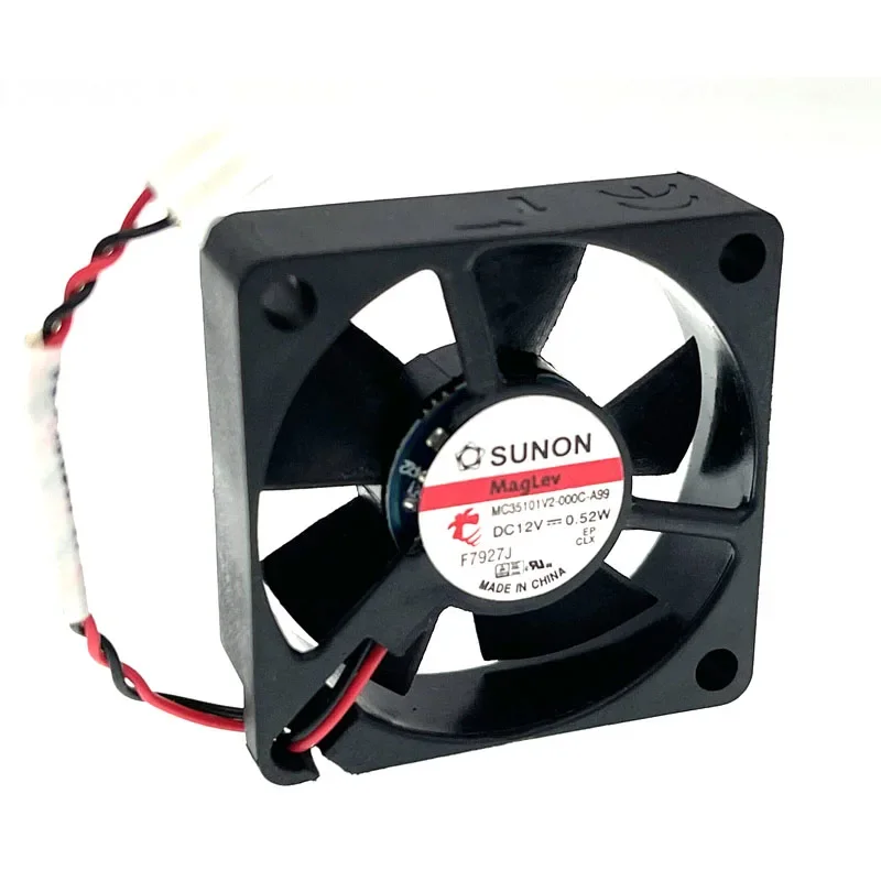 35mm 12V Mute Fan for Sunon MC35101V2-000C-A99 MC35101V2-0000-A99 0.52W 7500RPM 6.5CFM 35X35X10mm Mini Micro Cooling Fan