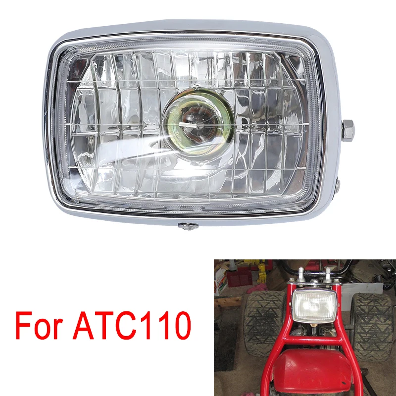 

ATV UTV Front Headlight Assembly Light For Honda ATC110 1981 1982 FourTrax 125 TRX125 2x4 1985 Headlamp Parts 33100-VM4-003