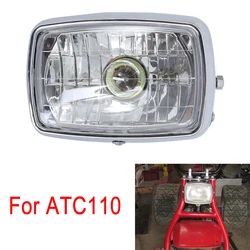 ATV UTV Front Headlight Assembly Light For Honda ATC110 1981 1982 FourTrax 125 TRX125 2x4 1985 Headlamp Parts 33100-VM4-003