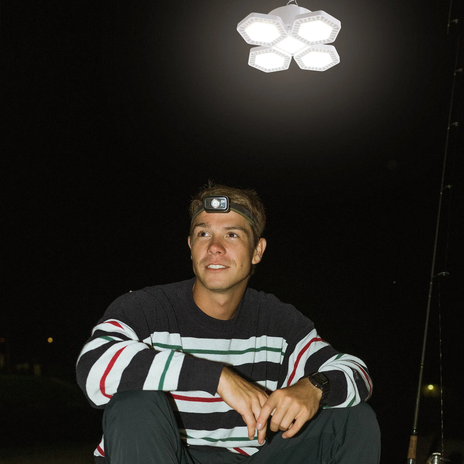 

Solar USB Rechargeable Folding Camping Light Outdoor Tent LED Illumination Lamp Camping Light Solar Lamp