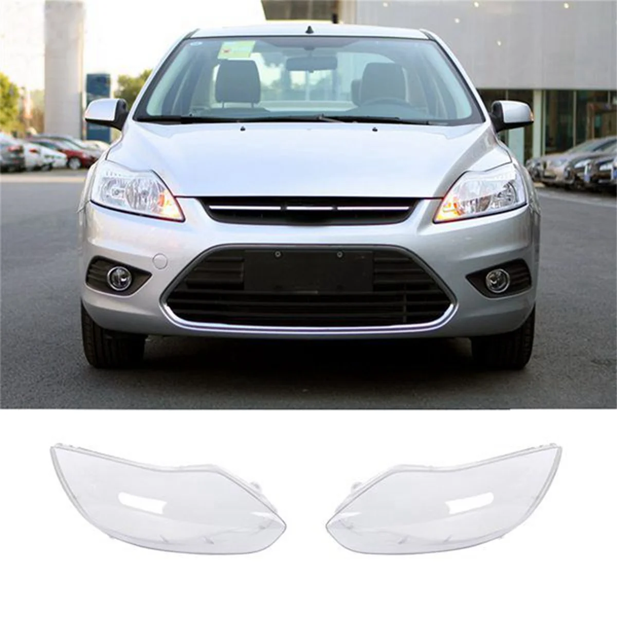 Car Front Headlight Lampshade Lamp Protector Trim for Focus 2012-2015