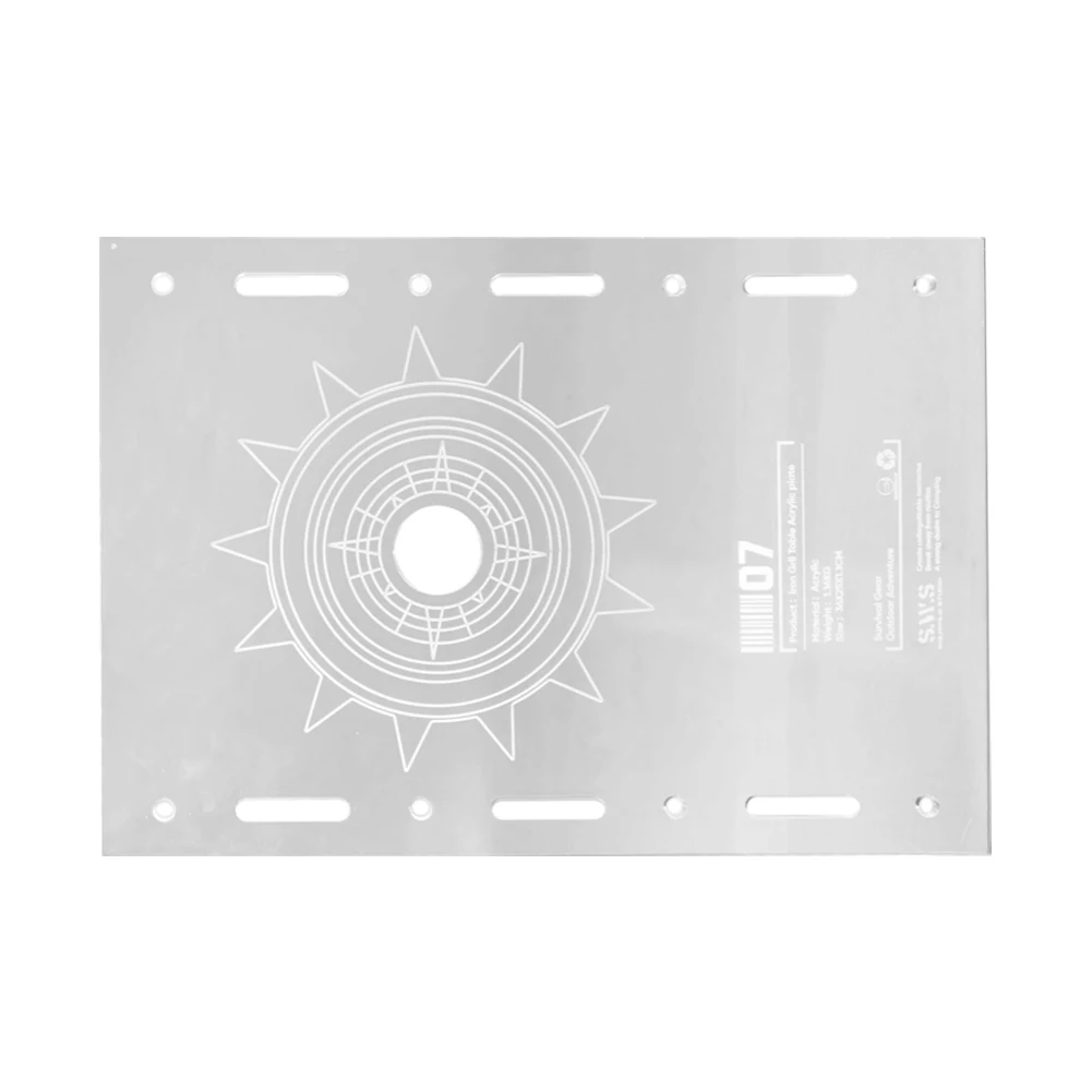 Acrylic Transparent Table Board Multifunctional Camping Table Unit Board Clear IGT Table Board IGT Table Accessories