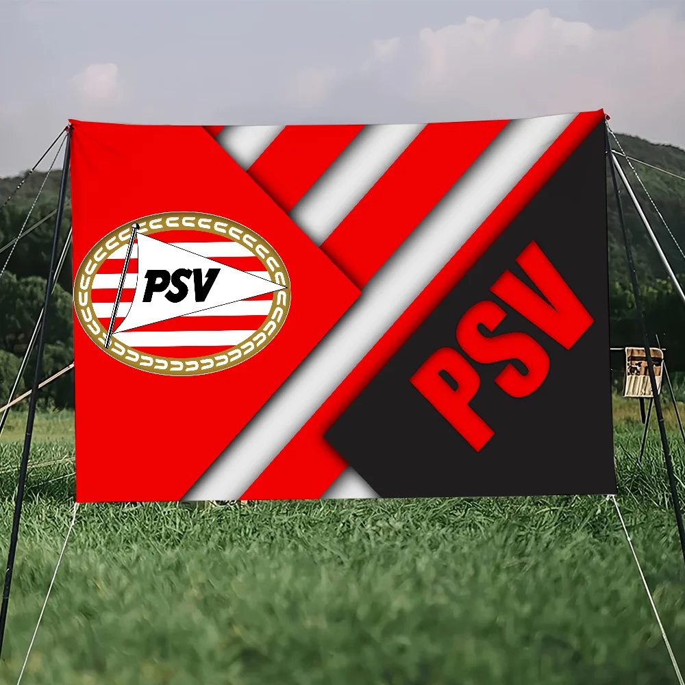 نادي كرة القدم P-PSV علم ايندهوفن للنزهة والحفلات الفنية المعلقة لتزيين المنزل لافتة حفلات التخييم في الهواء الطلق