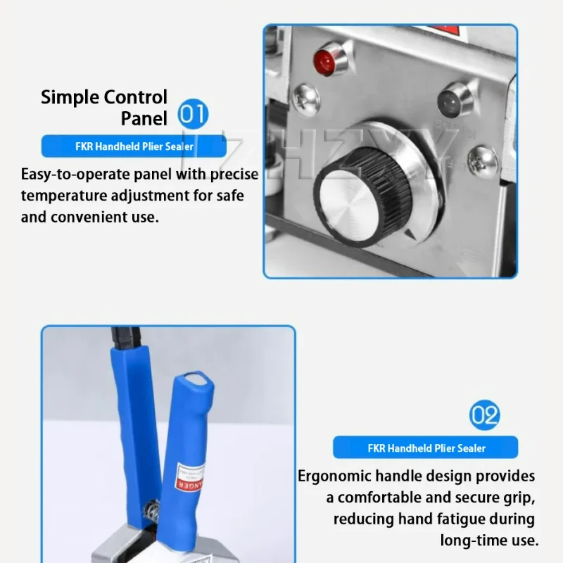 

Professional Electric Impulse Sealer Hand Sealing Machine 20/30/40/50cm Length Sealer Pliers For Foil Bag Composite Film220/110V