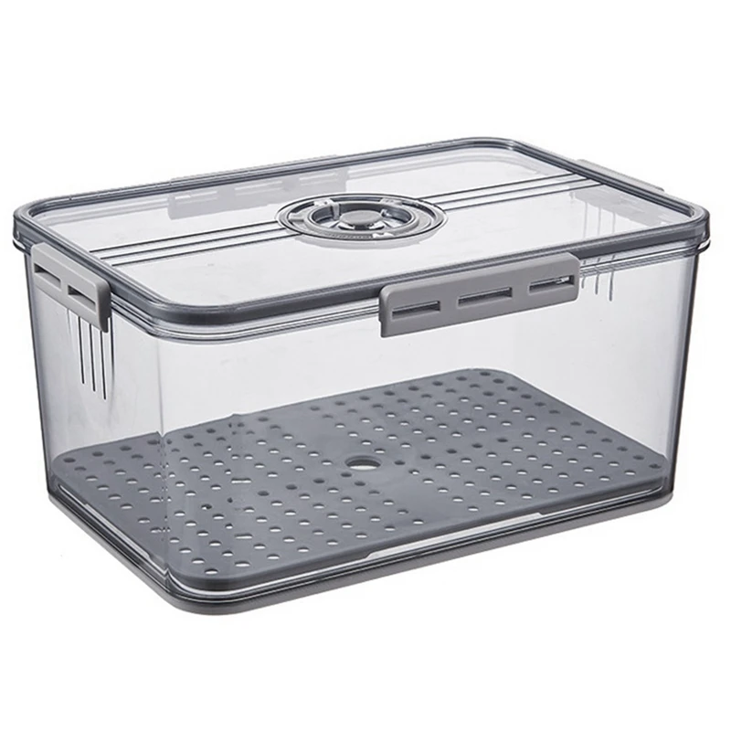 Bread Box Airtight Bread Boxes Time Recording Bread Storage Container For Kitchen Counter, With Lid, Bread Holder