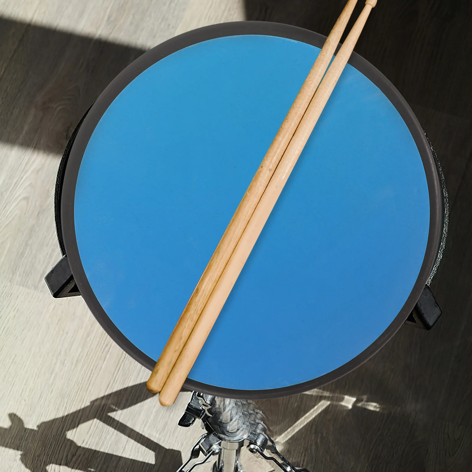 

8 Inch Silent Dumb Pad Non Slip Electric Practice Mats Noise Reduction Drum Mats Lightweight Portable Drum Set Compatible Long
