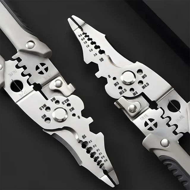 Multifunctional Electrician Pliers, 6-in-1 Wire Stripper Separator, Cutting and Crimping Tool for Cable Repair and Installation 3 Multifunctional Electrician Pliers, 6-in-1 Wire Stripper Separator, Cutting and Crimping Tool for Cable Repair and Installation 3