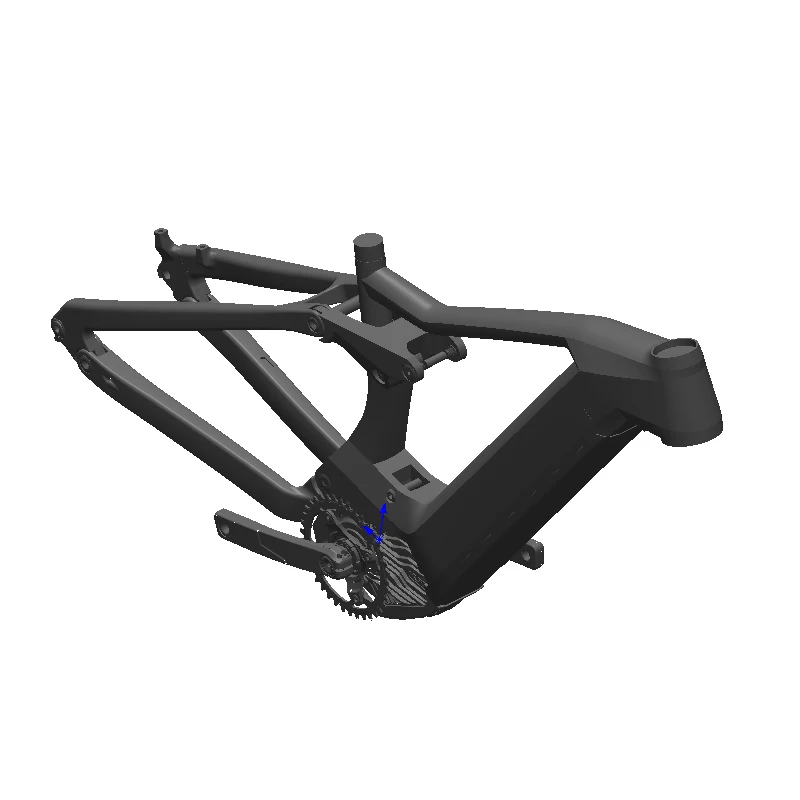 Hot selling items Full Carbon Discbrake Electric Mountain Bike Frame Ebike MTB Bicycle  Fiber bafang motor M510