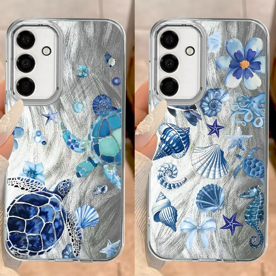 Marine Turtles Phone Case for Samsung Galaxy A35 A36 A17 A34 A23 A21s A13 A14 A26 A15 A16 A24 A51 A52 A55 Soft Shell