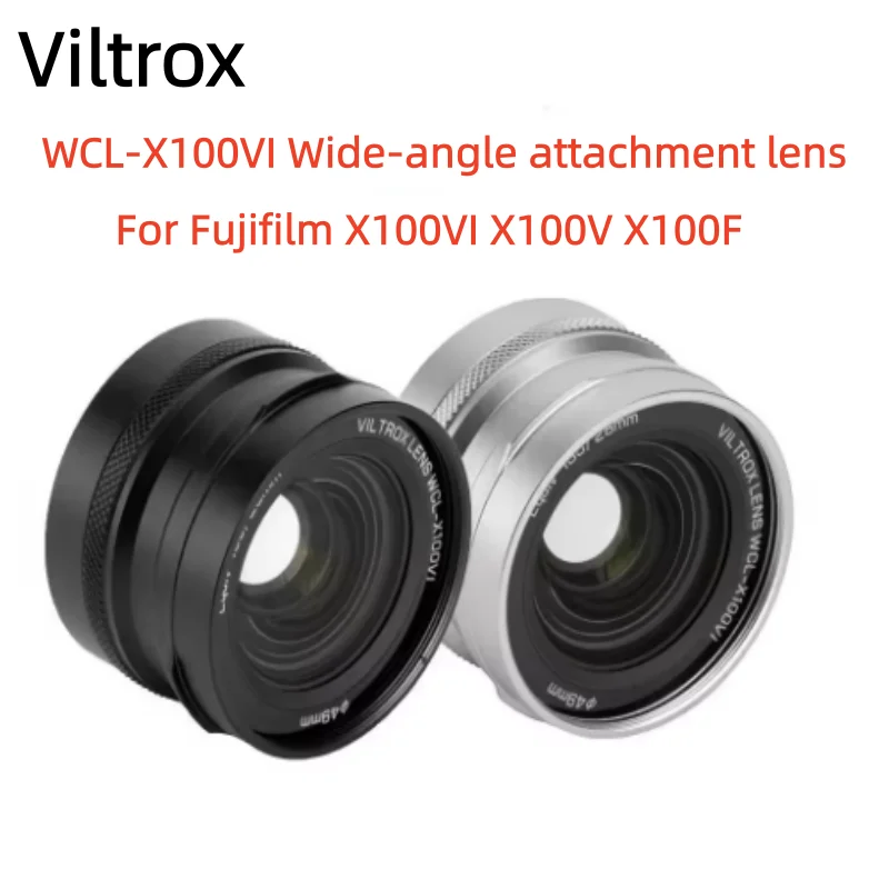 Viltrox WCL-X100VI 28mm 등가 광각 변환 렌즈 (후지필름 X100 시리즈 카메라용) 후지필름 X100VI X100V X100F
