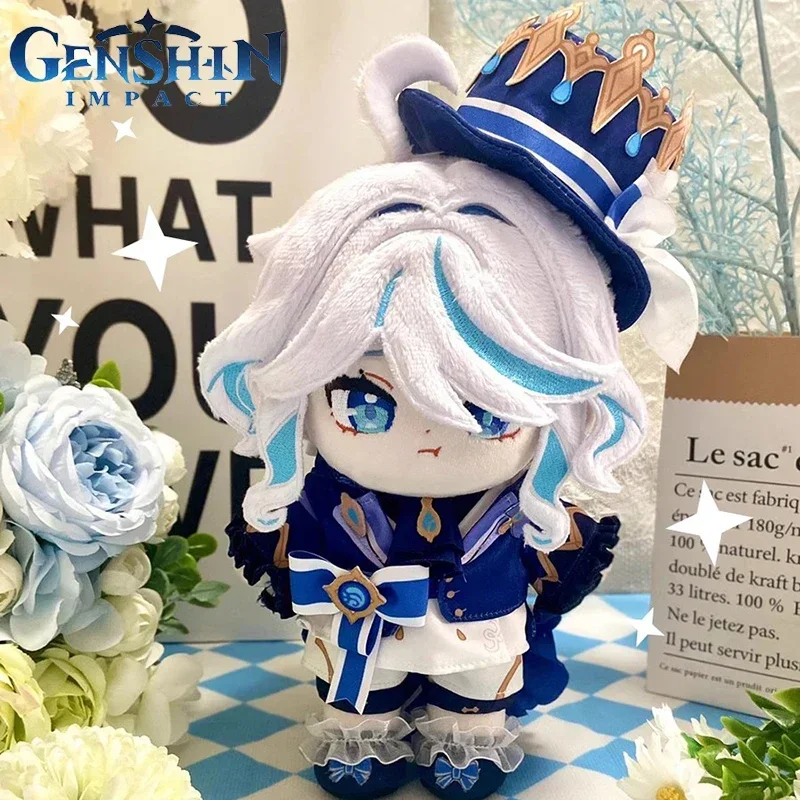 Genshin Impact Pre-sale Plush Doll Toy 20cm Kawaii Cotton Doll Anime Game Stuffed Plushine Cloth Changing Dolls Girl Gift Toys