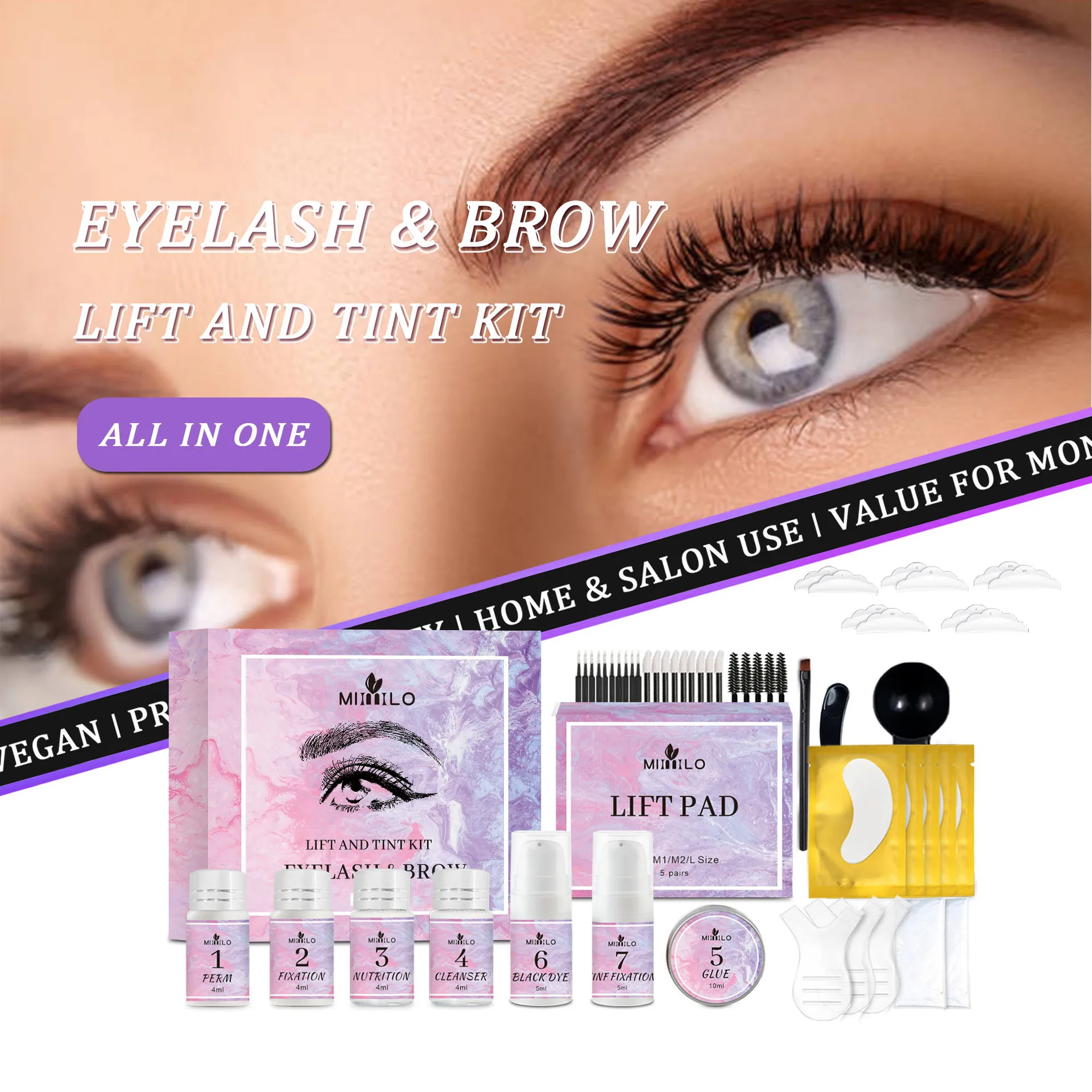 セット デ ティンテ デ ペスタナス y セハス ナチュラル スタイリング ケラチン イージー コールド ホット ラッシュ ラッシュ パーマ セット デ リフティング デ ペスタナス ケラチン ラッシュ