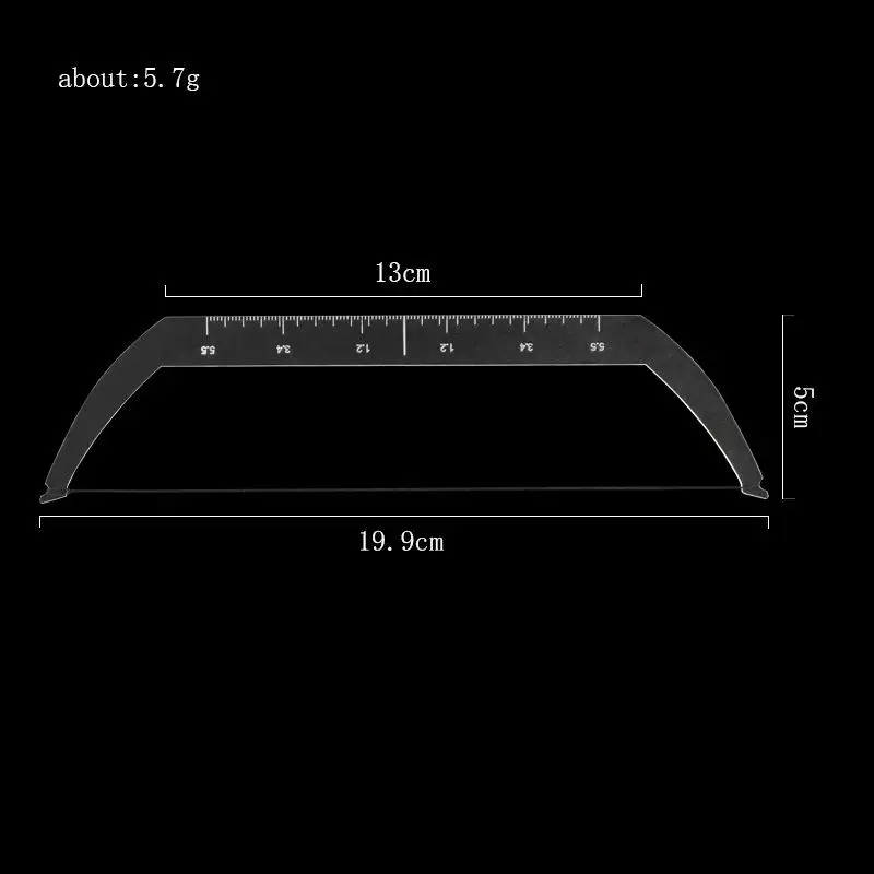 1pc Microblading Eyebrow Mapping Ruler Permanent Makeup Brow String Pre Inked Tattoo Bow And Arrow Line Drawing Auxiliary Tool