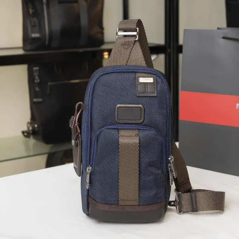 Nylon-Brusttasche für Herren – vielseitige Sling-Packung für Geschäftsreisen und Reisen, kompakt und langlebig 222402