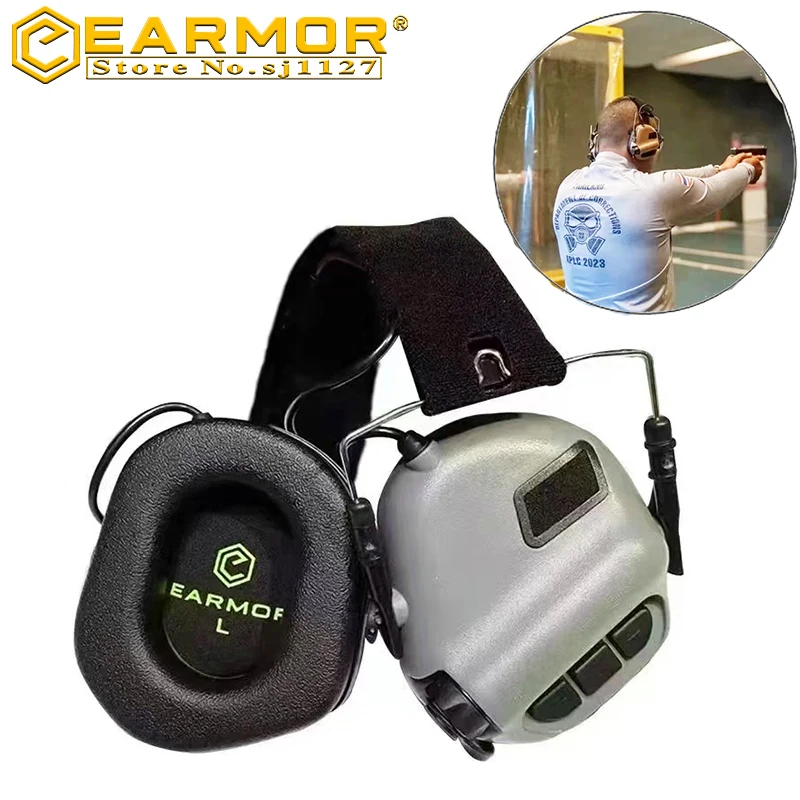 

Earmor-Anti-Noise Tactical Headset, Shooting Earmuffs, M31, mod4 Electronic hearing protector, nr22 DB